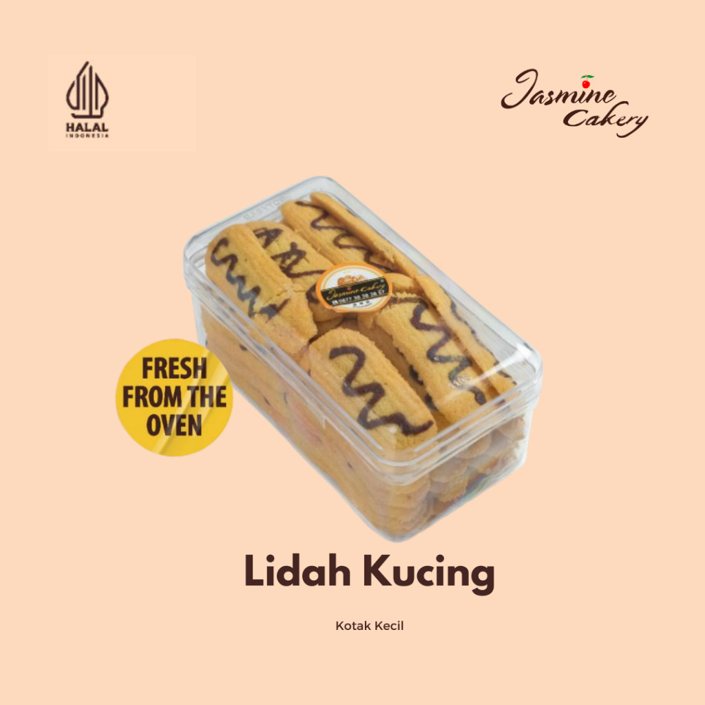 

Jasmine Cakery Cookies Lidah Kucing /Gift Box/Kue Kering