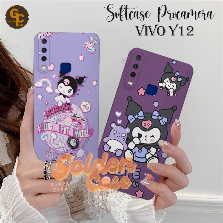 VIVO Y12 Y12I Y15 Y17 Y19 Y30 Y30I Y50 Fashion Case Motif Kartun kuromi lucu aesthetic - Case Vivo -