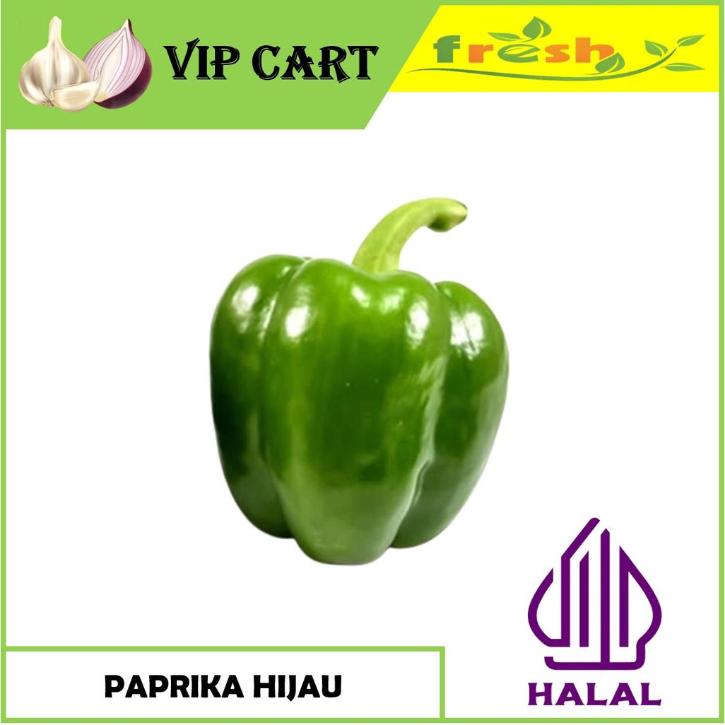

PAPRIKA HIJAU UKURAN KECIL SEDANG - VIP SAYUR