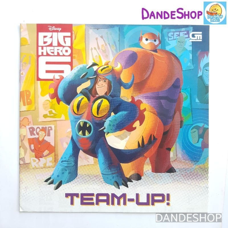 Big Hero 6 - Team Up - Buku Cerita Anak Bergambar Gramedia Elex Media