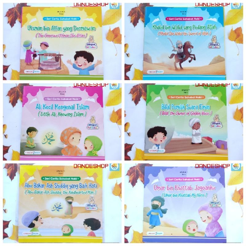 Seri Cerita Sahabat Nabi - Buku Cerita Anak Bilingual [LINGKAR MEDIA]