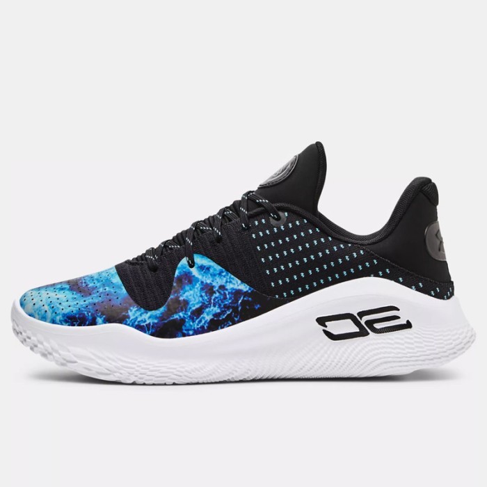 Sepatu Basket Under Armour Curry 4 Low Flotro Dw Blue Original - 12~(46)