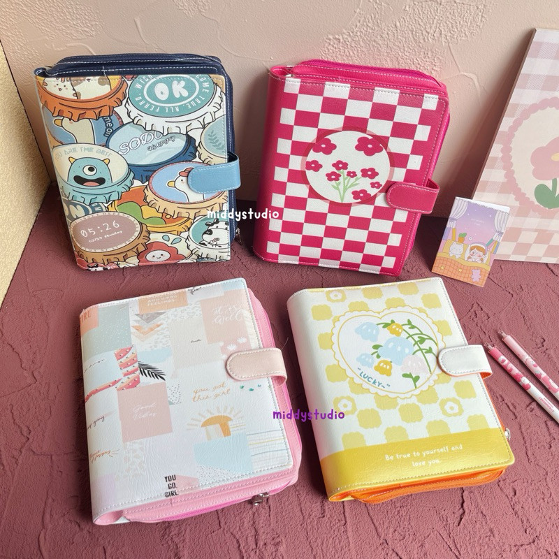 

Binder HPO 20ring, 26rings - A5/B5 Kulit Sintetis Aesthetic Design 1 Ready Stock