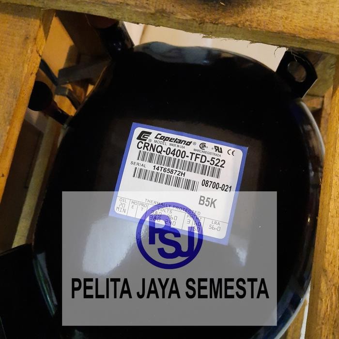 Kompresor Copeland CRNQ-0400-TFD-522 / Compressor Copeland CRNQ0400TFD522 / CRNQ0400 PISTON