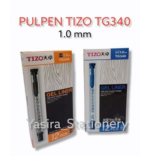 

1 PCS Pulpen Gel Ink Pen Tizo Zebra TG340 1.0mm