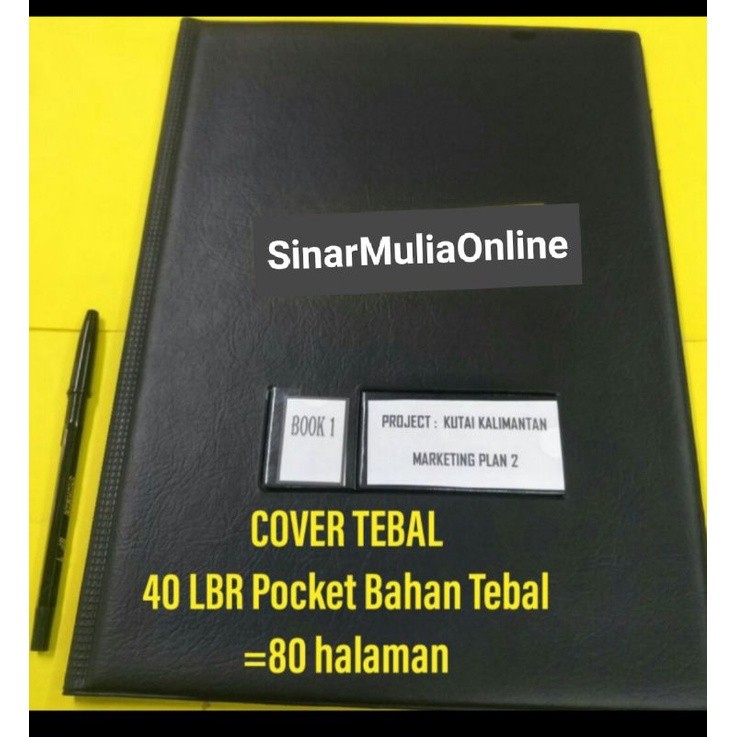 

Map Clear Holder Cover TEBAL 40 Lembar Display Book YS Folio