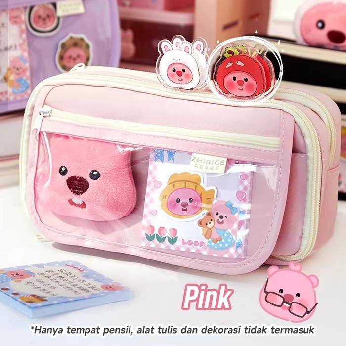 

[New Arrival] Tempat Pensil Tempat Alat Tulis Tempat Pensil Tempat Pensil Tempat Pensil Kotak Pensil 9 Lapis Penyimpanan Alat Tulis Siswa Kapasitas Besar Set Alat Tulis - Hanya Bag Pink