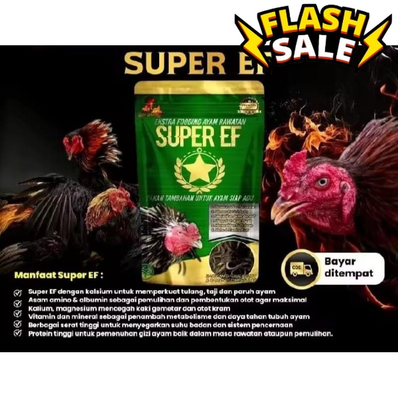 Dopping Ayam Bangkok Prima Extra fooding aduan SUPER EF 100g vitamin stamina otot nafas tenaga nafsu