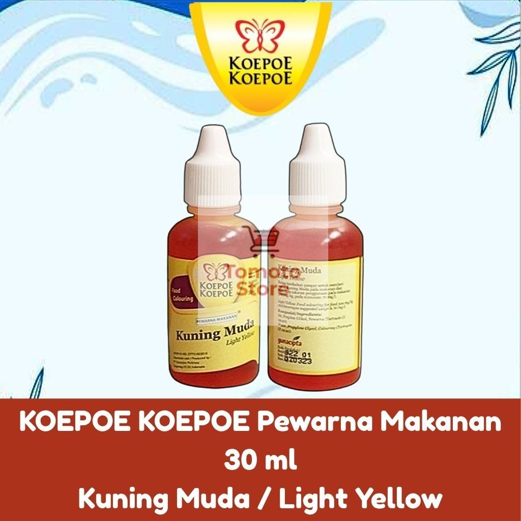 

✨ TOMOTOSTORE ✨ KOEPOE KOEPOE Pewarna Makanan Kuning Muda / Light Yellow