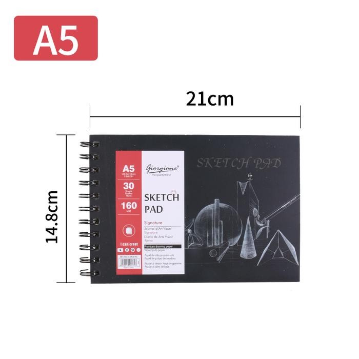 

TERLARIS! Giorgione Sketch Book Buku Skets A3/A4/A5 G-SK30 Paper - A3
