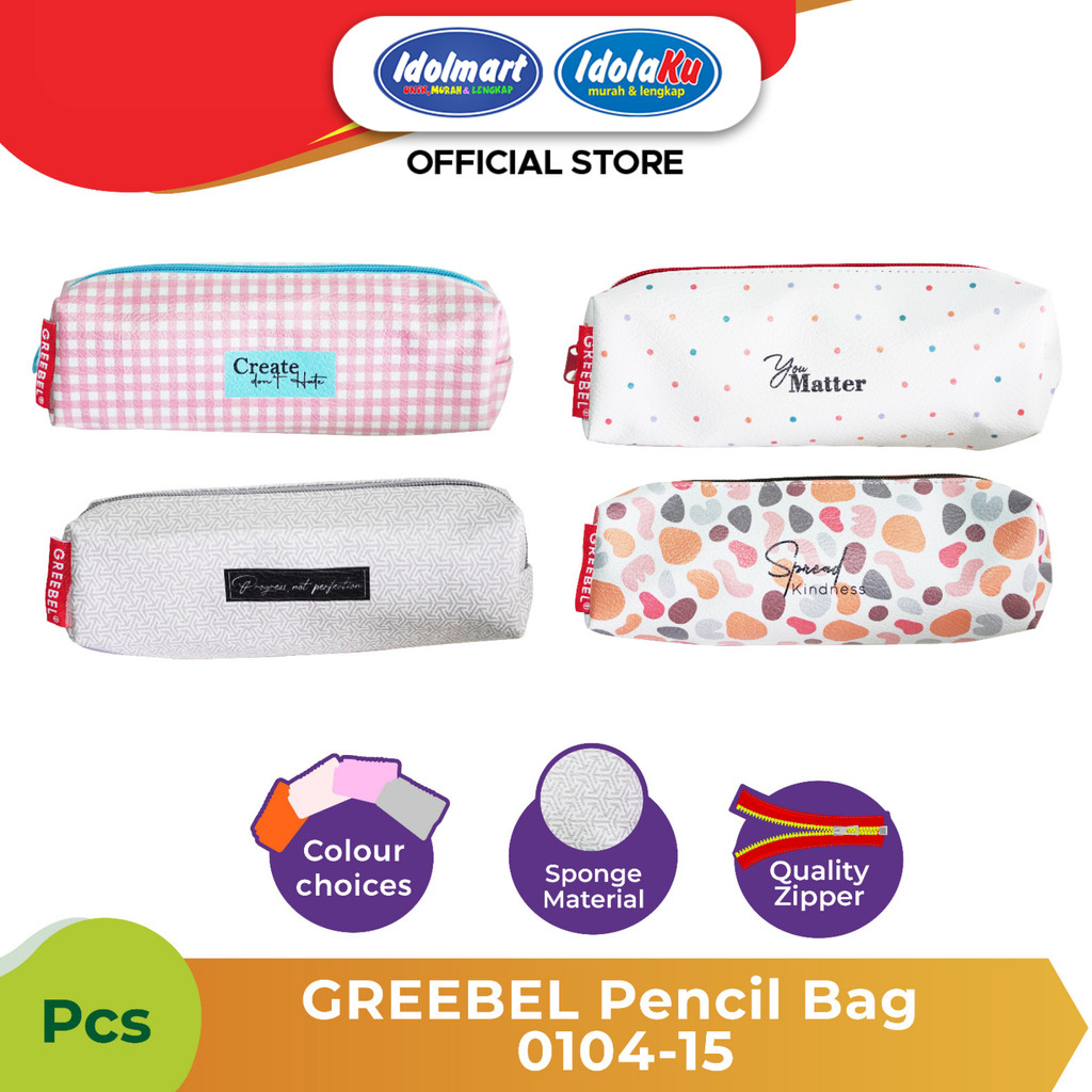 

IDOLMART GREEBEL Pencil Case 0104-15 Tempat Pensil Motif Lucu Bahan Sponge Berkualitas Bogor