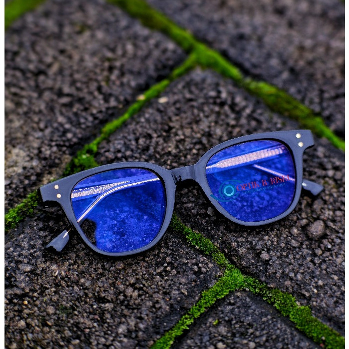 Optik B.Riski - Kacamata Vintage Kacamata Antiradiasi | Photocromic | Bluecromic 1702