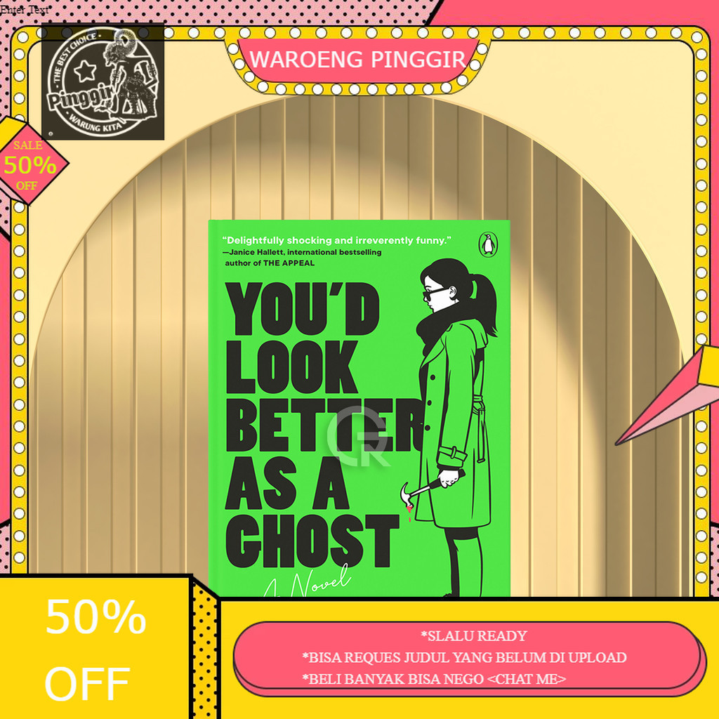 Book Buku You'd Look Better as a Ghost by Joanna Wallace