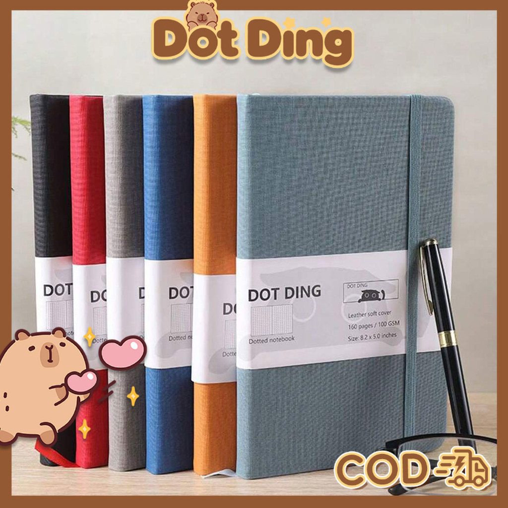 

[DOTDING] Buku Catatan Harian A5 Kain Sampul Kertas 80 Lembar 100 GSM Kantong Dalam Perlengkapan Sekolah Dan Kantor Alat Tulis Sekolah A123