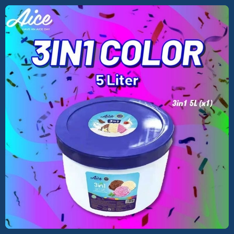 

Aice ice cream neapolitan 5 liter