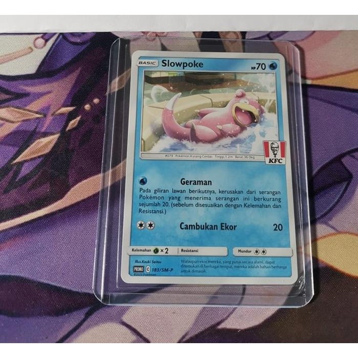 Novice Pokemon TCG Indonesia Promo pack KFC Slowpoke