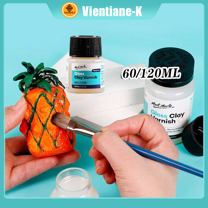 

60ml 120ml Varnish Tanah Liat / Gloss Varnish / Clay Crafting Art