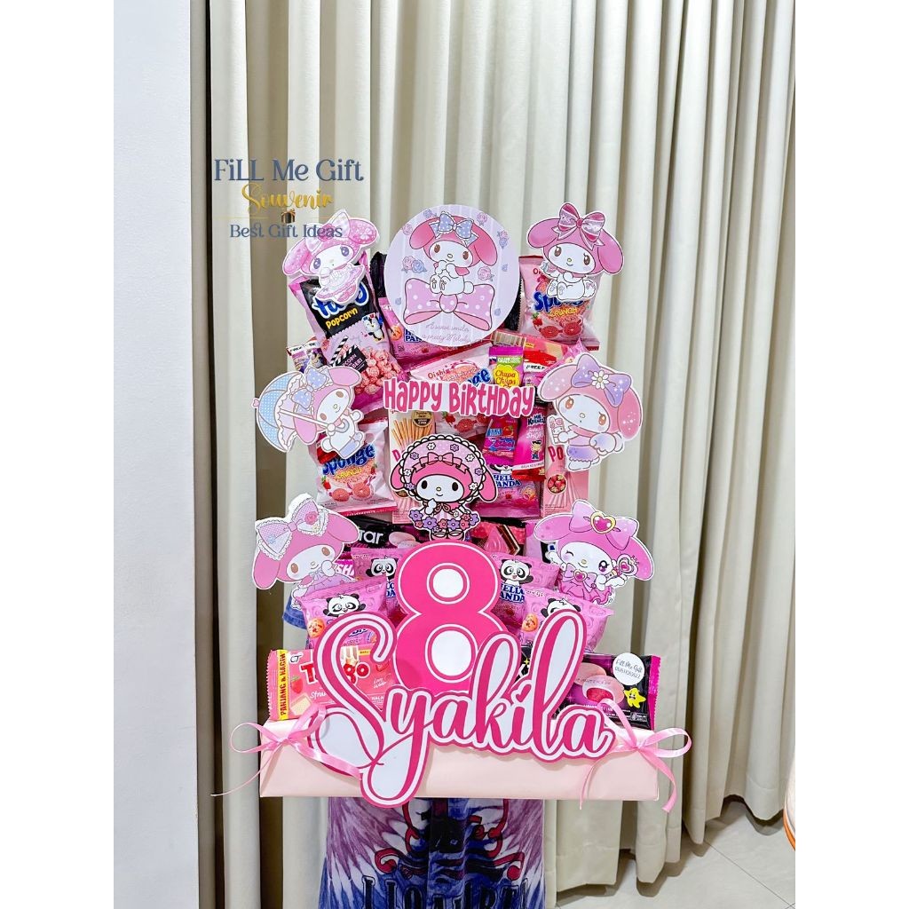 

TERLARIS BJ - Spongebob - Snack Mading / Snack Tower Ulang Tahun Kado Ultah Anak / Snack Tart
