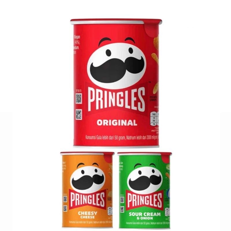 

PRINGLES potato crisps ORIGINAL / source cream / chese 42 gram - ABO