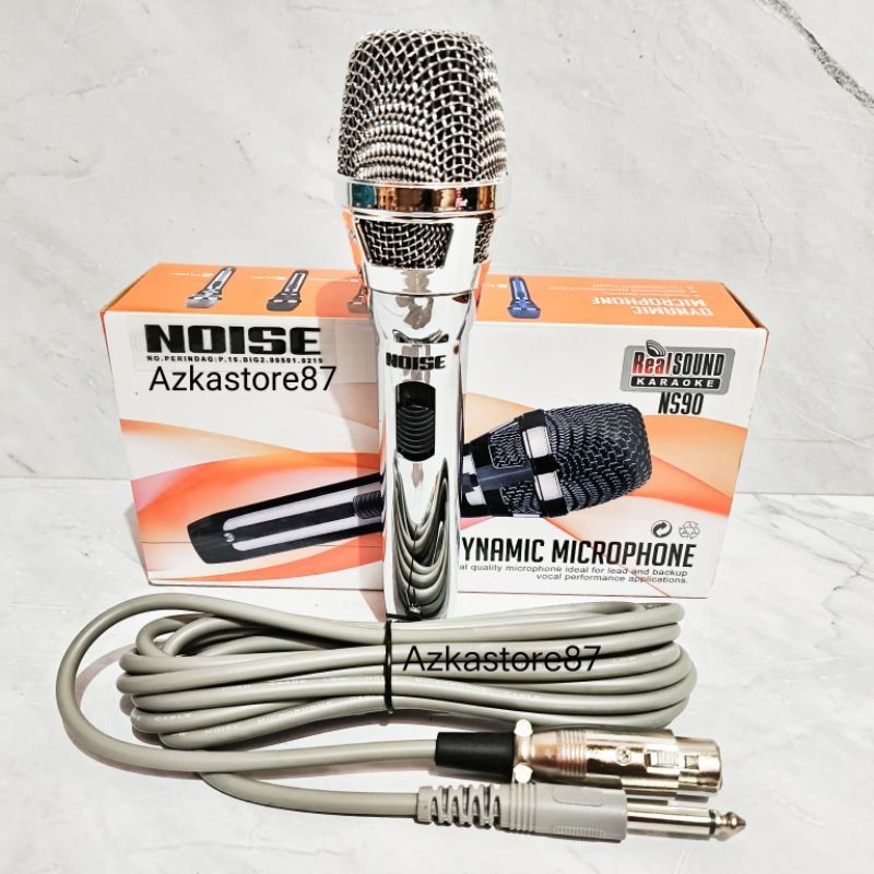 Mic NOISE NS90 Mic Karaoke Mic Kabel Panjang Suara Bagus Dan Jernih