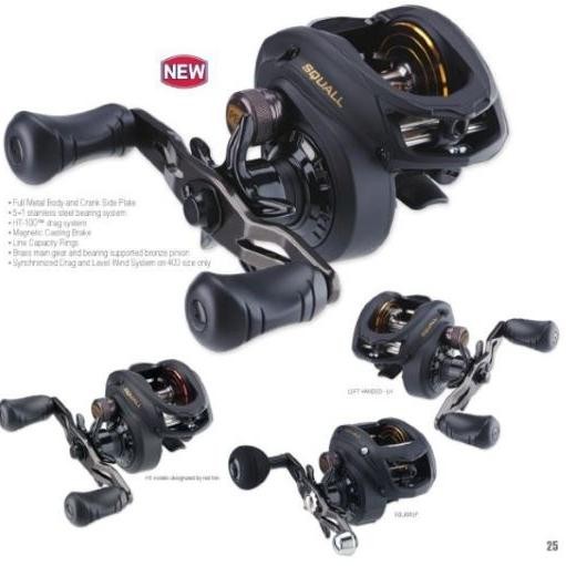 Reel BC PENN SQUALL Low Profil Reel SQL200LP Right handle TERLARIS