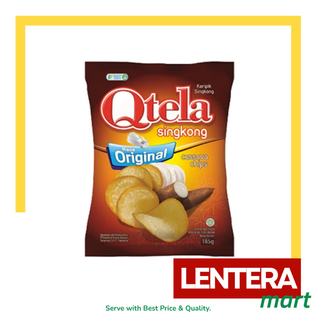 

Qtela Keripik Singkong Rasa Barberque 1 Renceng Isi 10 pcs @30gr LenteraMart