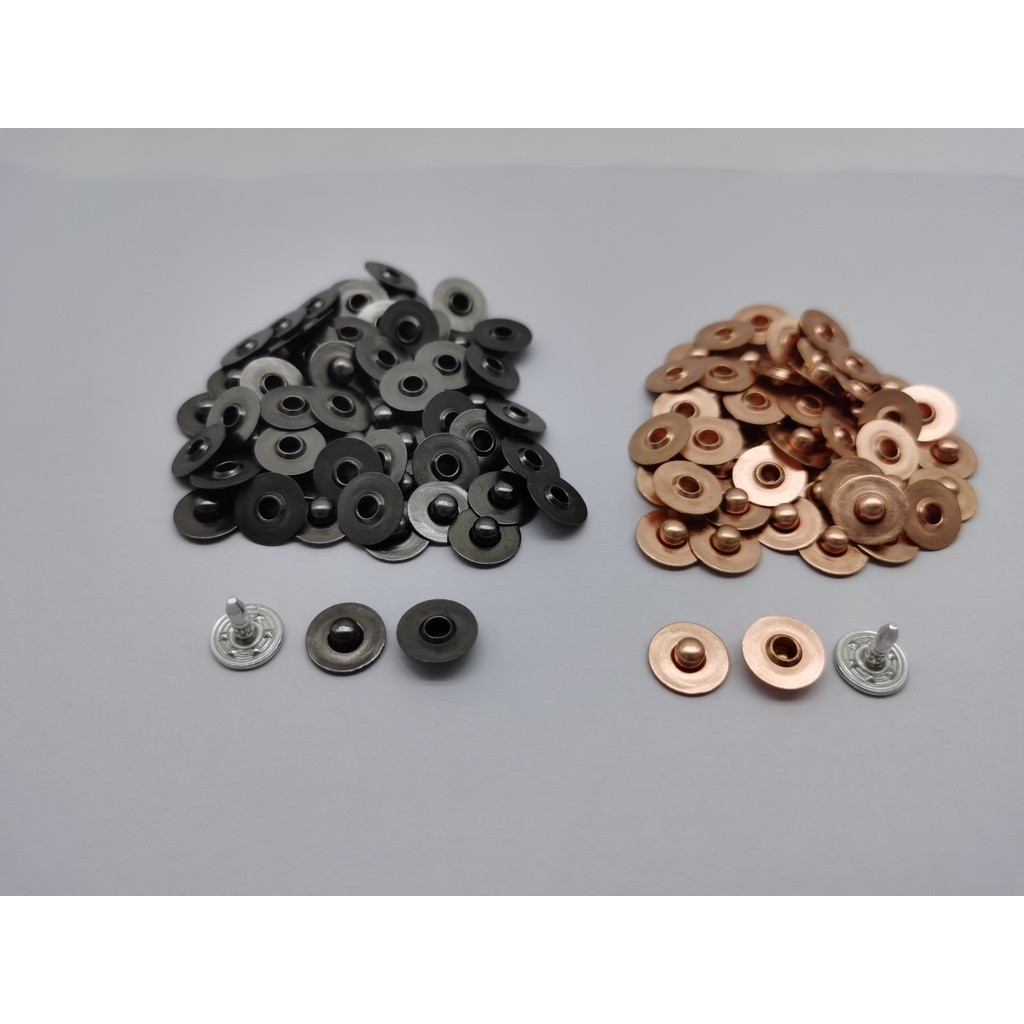 CAMBERUS_SHOP  100 PCS Brass Jeans Rivet Kancing Jeans Paku Rivet Kuningan