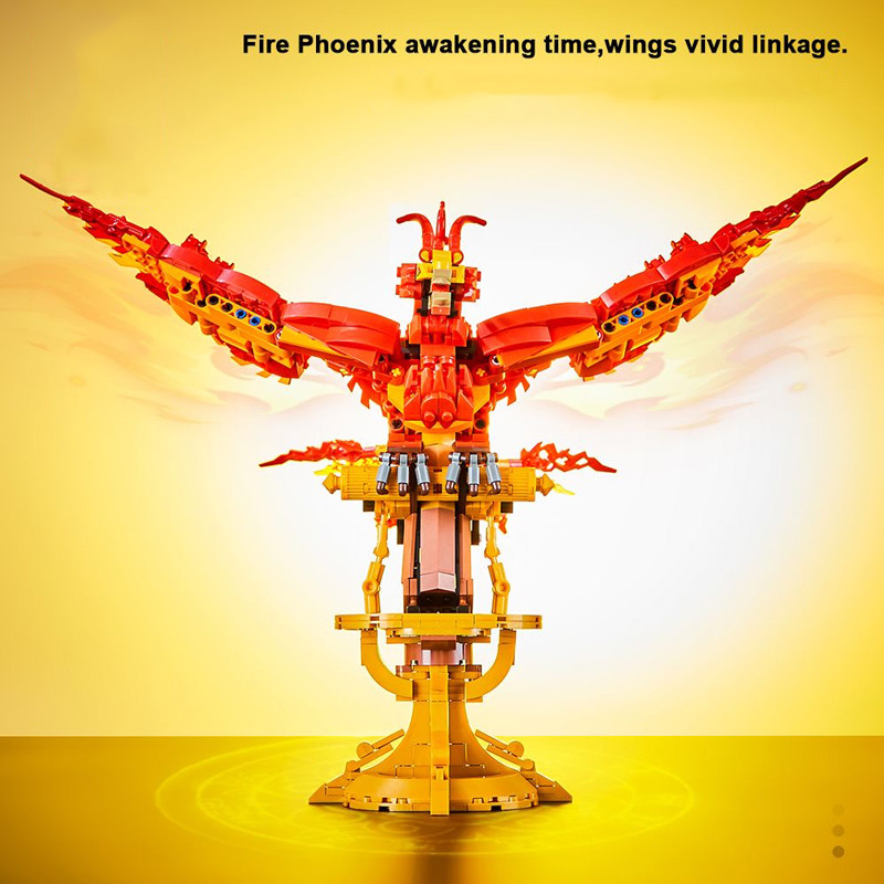 Magic Movie Fire Phoenix Harry series Owl Creative Building blocks animal Assemble models  Bricks to