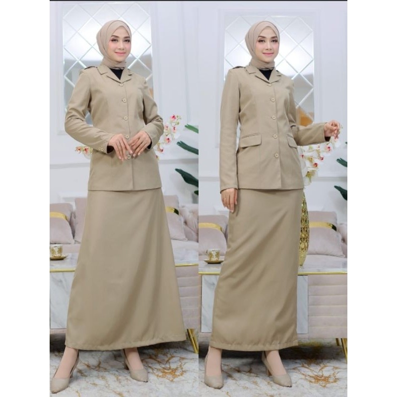 Seragam Pemda DKI Jakarta / Seragam ASN PNS Pemda Guru DKI Jakarta / Khaki Pemda DKI jakarta