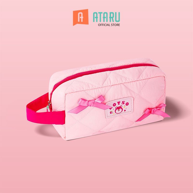 

Ataru Tempat Pensil Lotso Dengan Handle - Pink Pouch Pensil Pulpen Pencil Case Tempat Alat Tulis Peralatan Tulis Kids School Stationery