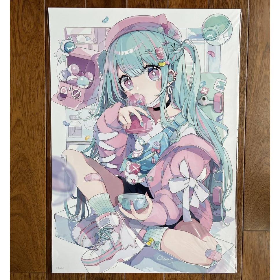 

Atmos x Eshi 100 Illustrator A2 Poster - Chon xx_Chon_xx Pixiv Art