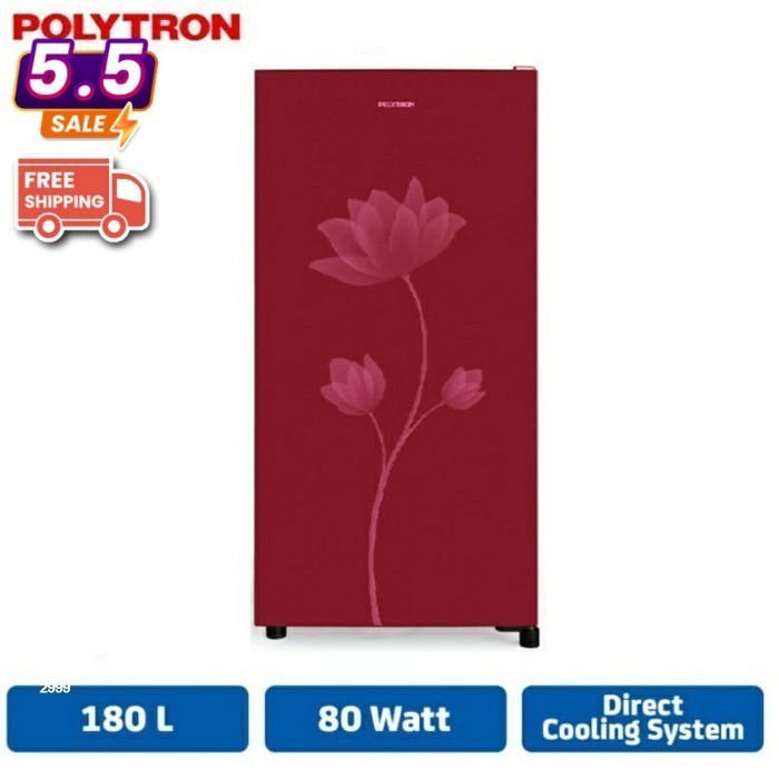 POLYTRON Kulkas 1 Pintu PRB 189 B/R