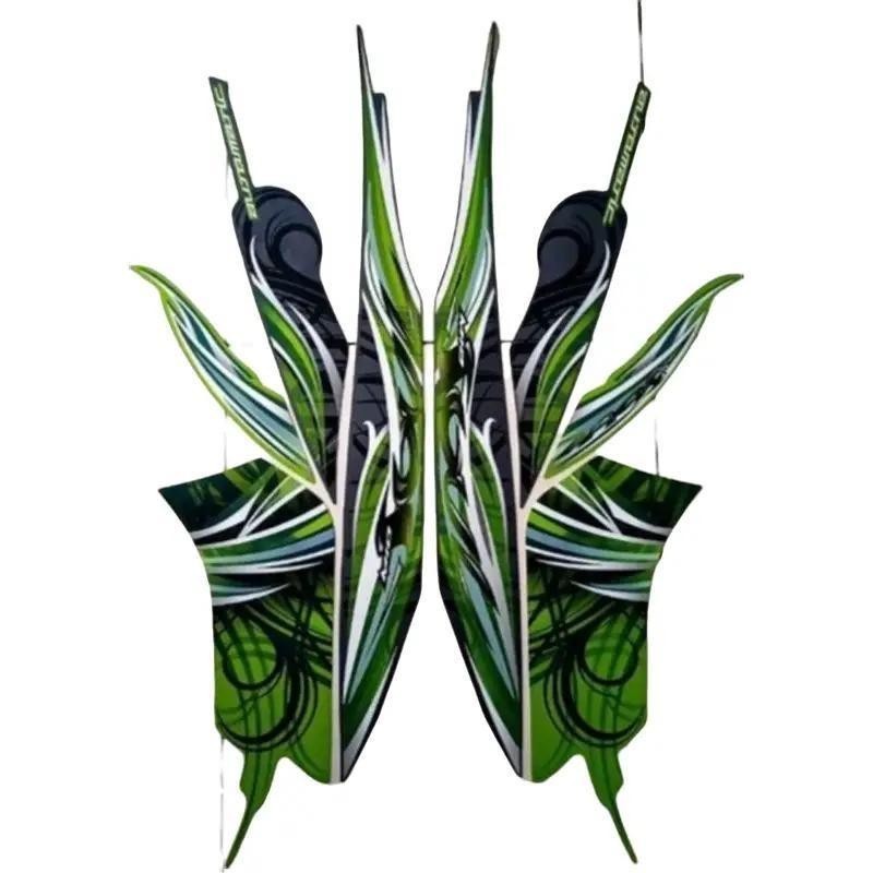 Stiker Striping Motor Yamaha Mio Soul 2009 2010 Hijau Full Body - Motorcycle striping mio soul karbu