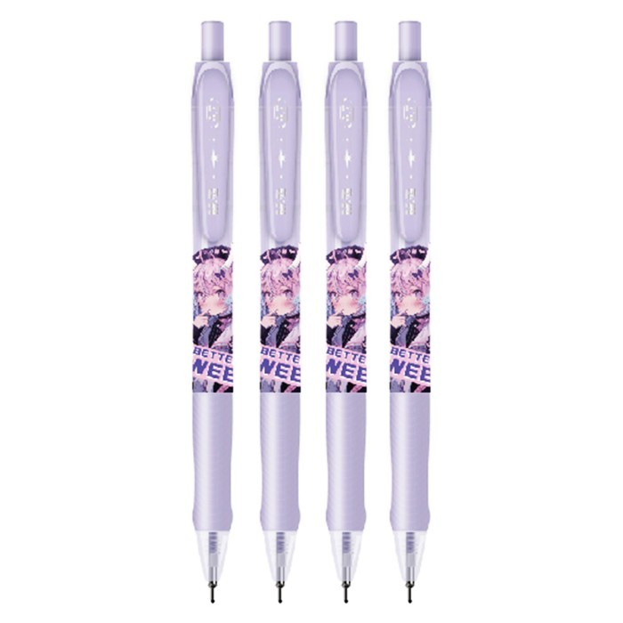 

Retractable Pena 0.7mm Ballpoint Semi Gel Cetek M&G ABPK5472 Pink Fantasy Anime