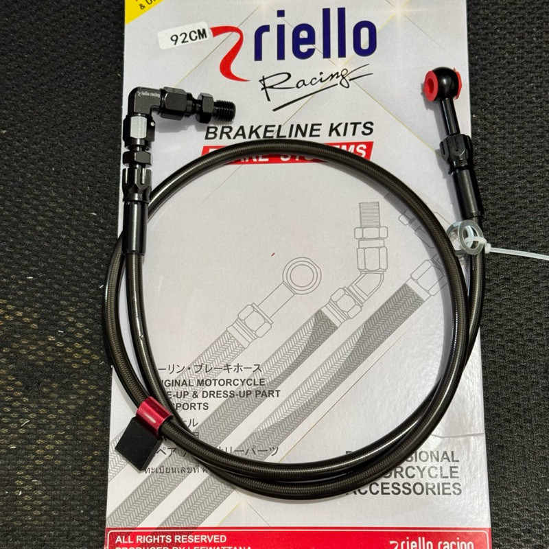 Selang rem riello Racing fitting CNC Predator