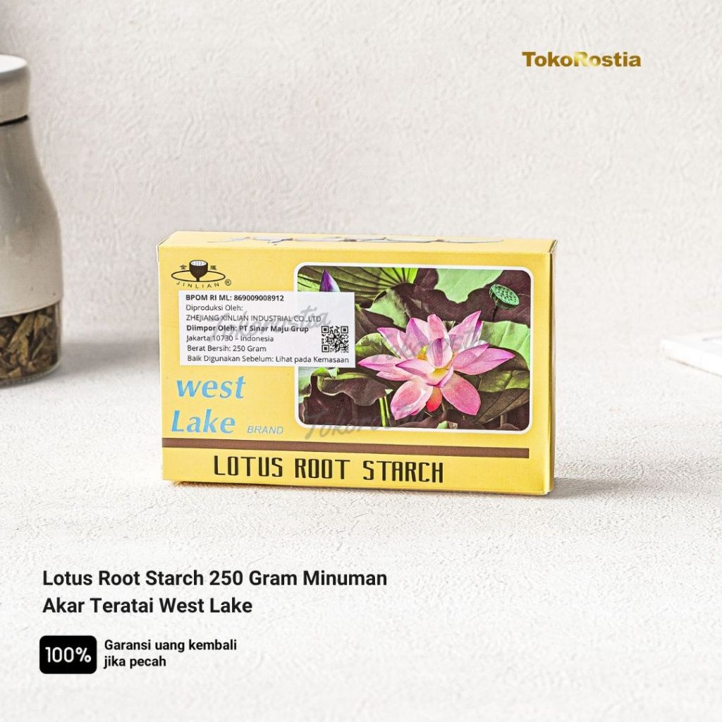 

ROSTIA Lotus Root Starch 250 Gram Minuman Akar Teratai West Lake