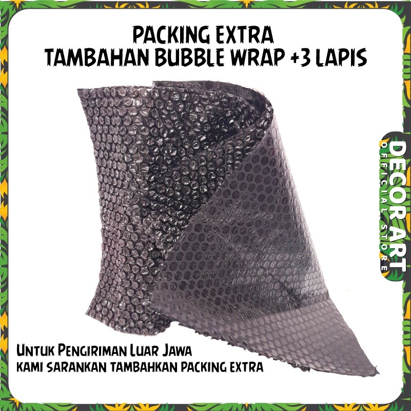 

PACKING EXTRA - Buble Wrap / Kardus/Busa / Garansi Kerusakan - AKS