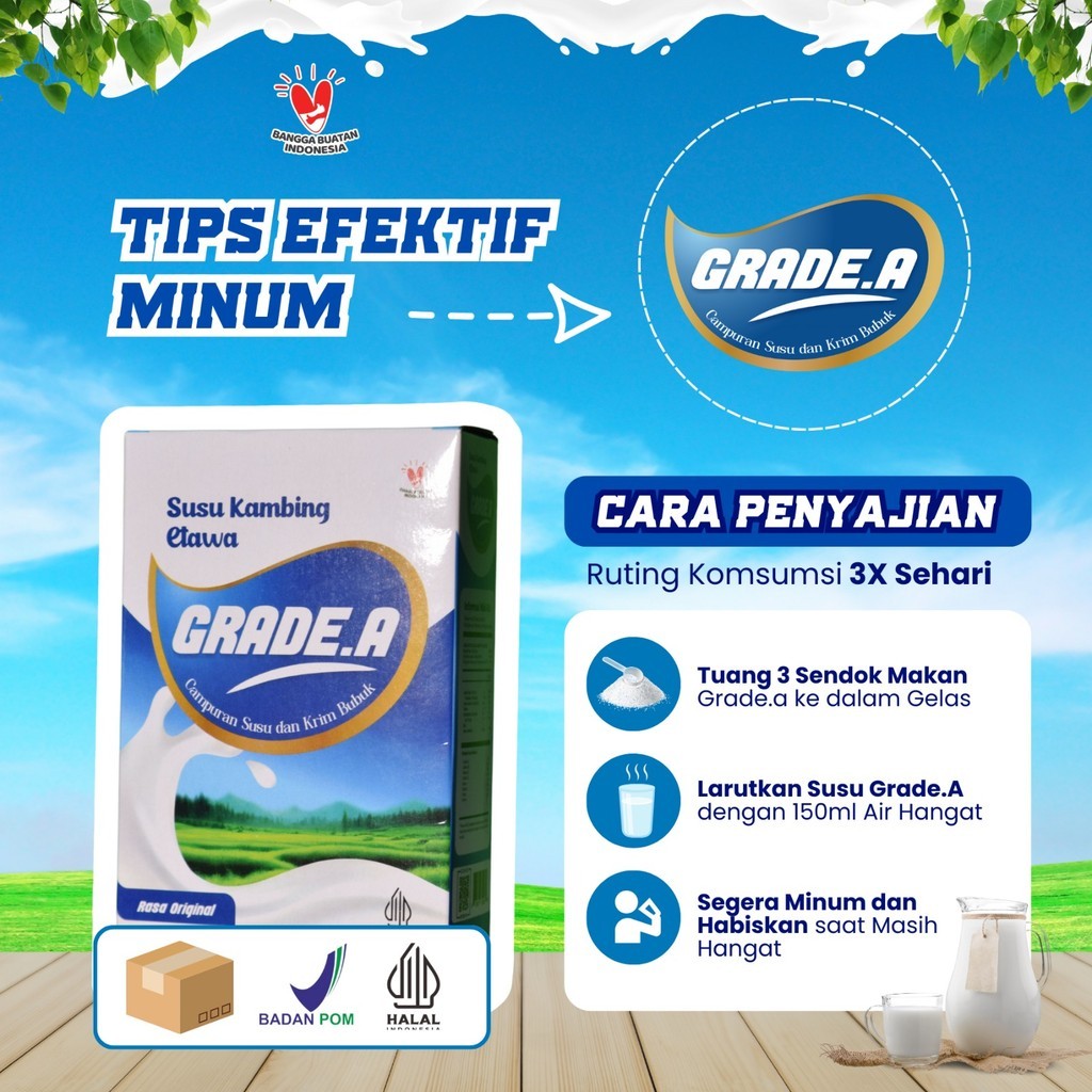 

SUSU KAMBING ETAWA GRADE A BOX 200 GRAM ORIGINAL