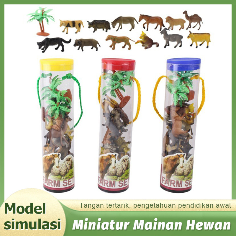 HEWAN TABUNG MINIATUR/ Animla Tube/ Miniatur Hewan/ Mainan Hewan Miniature/ Mainan Replika Hewan