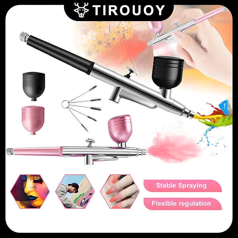 Spray Gun Dan Aksesori Cup Kapasitas / Airbrush Kit Paint Spray Gun / Automatic Spray Gun Air Brush 