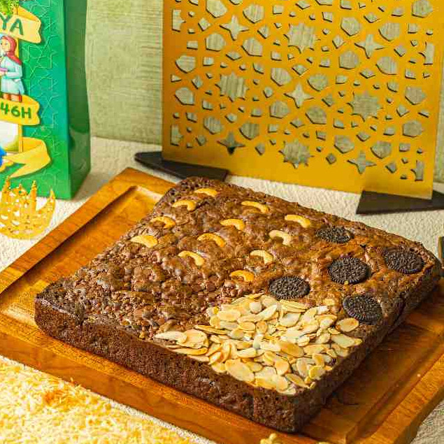 

Brownies Fudgy Dark Chocolate Chan Patisserie Size 20x20cm