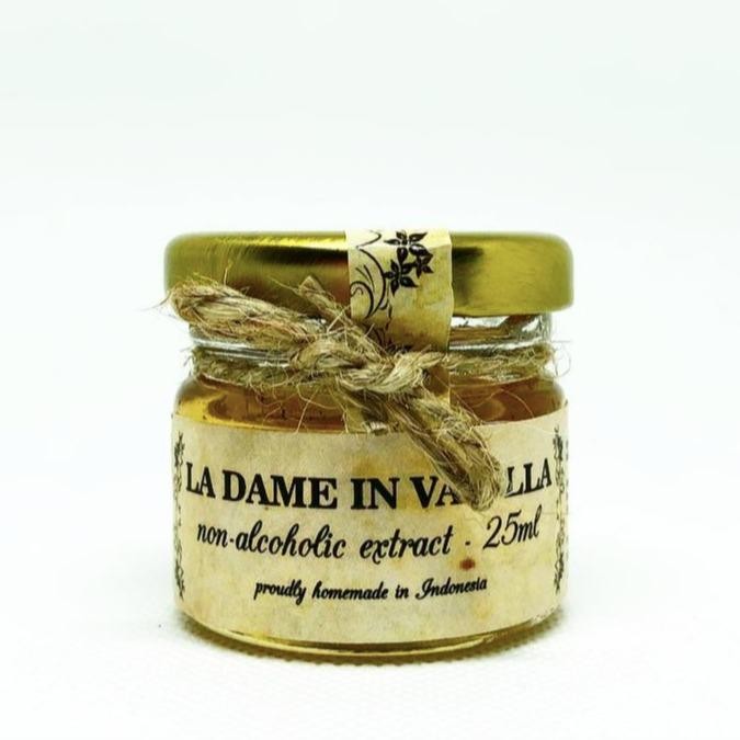 

VANILLA EXTRACT LA DAME NON ALKOHOL BERBAGAI UKURAN - 25 ML