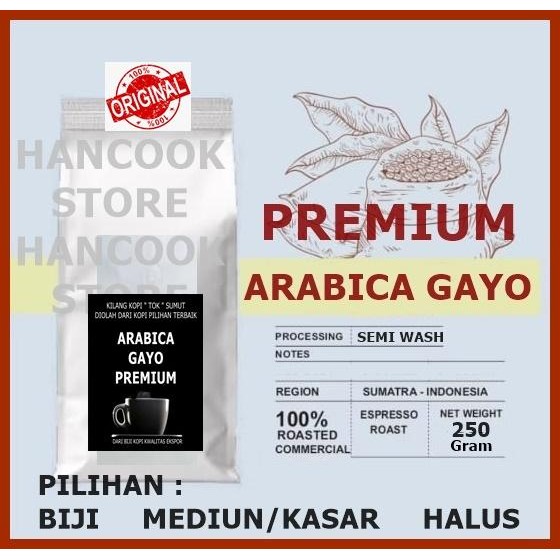 

BIJI KOPI GAYO PREMIUM / BEAN GAYO - HALUS