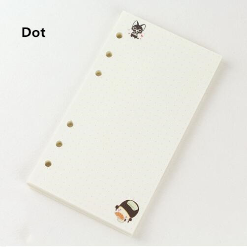 

45 Sheets Kawaii A5 A6 Loose Leaf Notebook Paper Refill Spiral Binder Index Inner Pages Monthly Weekly Daily Planner Agenda