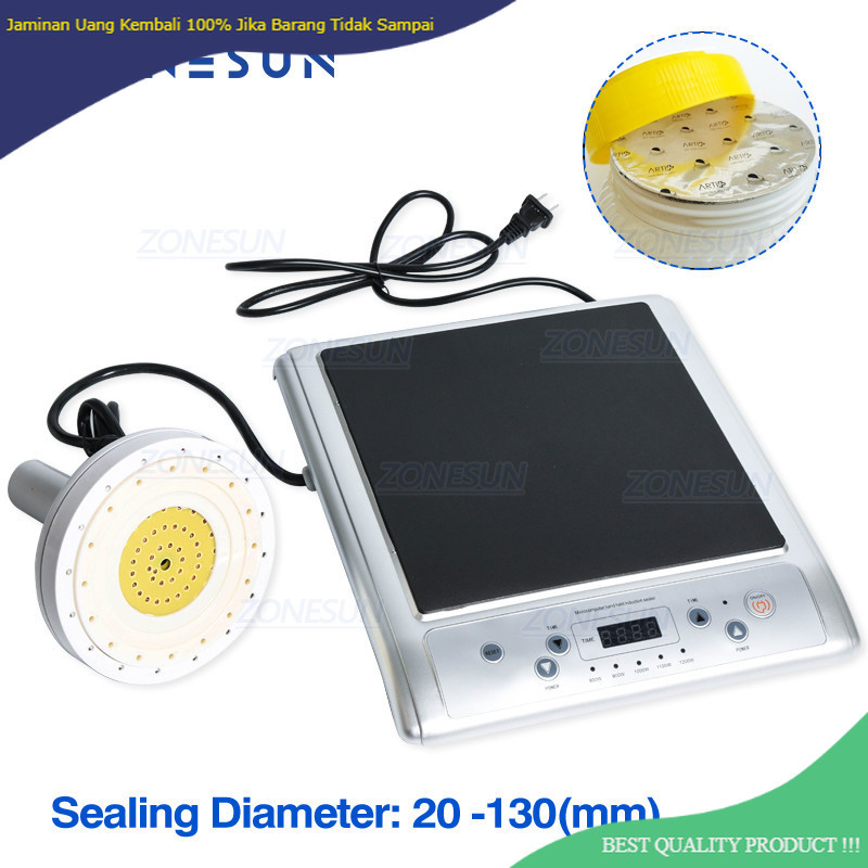 

ZONESUN GLF-500L Microcomputer Hand-held Electromagnetic Induction Aluminum Foil Cap Sealing Machine Continuous Induction Sealer