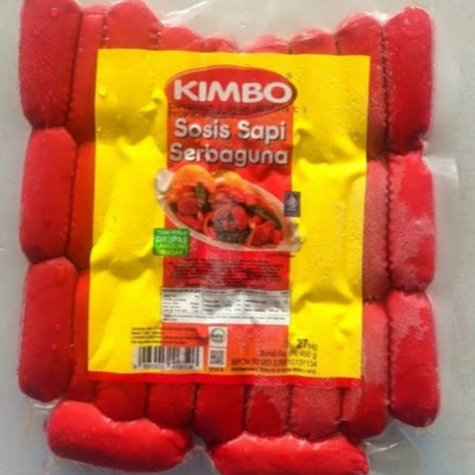 

Kimbo Sosis Sapi Merah Cocktail 27 / 450 Gr