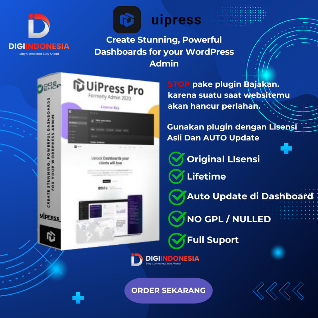 UIPRESS PRO - 100% Original License Automatic Update Lifetime + Full personal support
