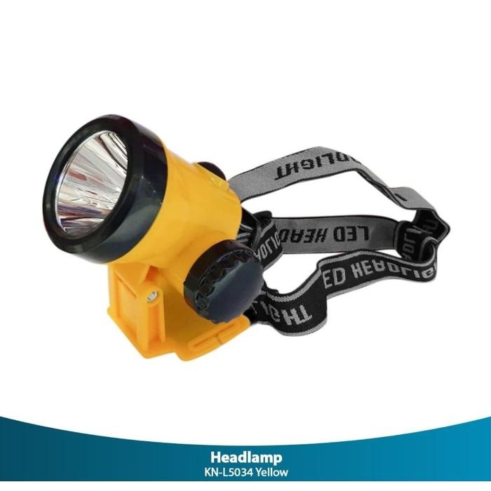 head Lamp zhen / Zehn Lampu Kepala KN-L5034 Warna Kuning/senter kepala