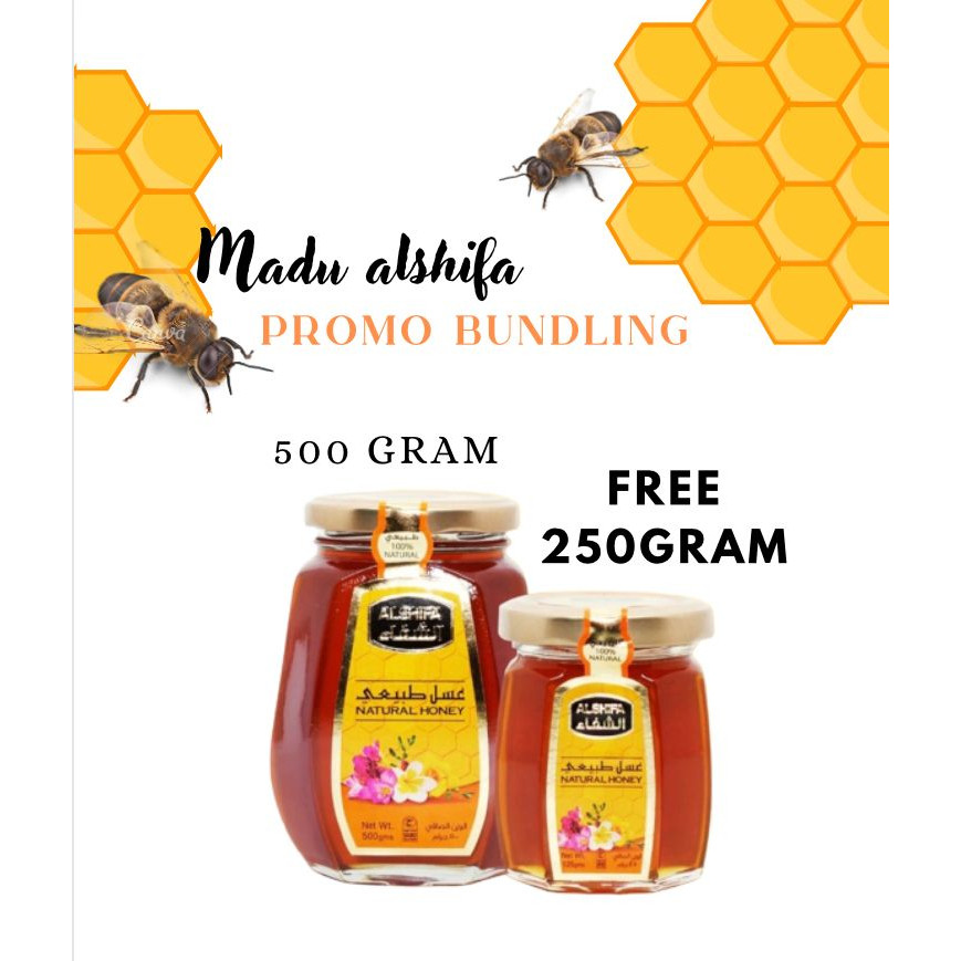 

PROMO BUNDLING PAKET Madu Al Shifa 500gr Free AlShifa 250gr