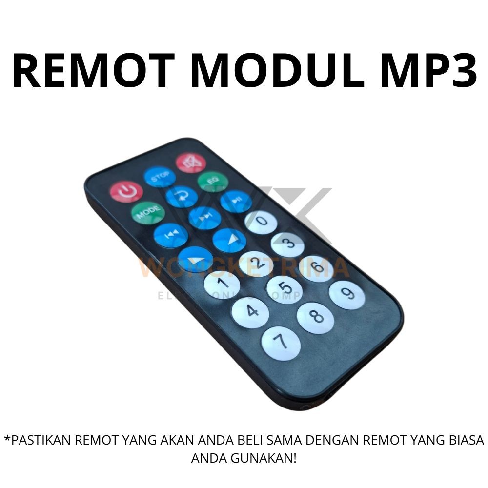 Remot Modul Mp3 Remote Amplifier, Speaker Aktif, Mp3 Player